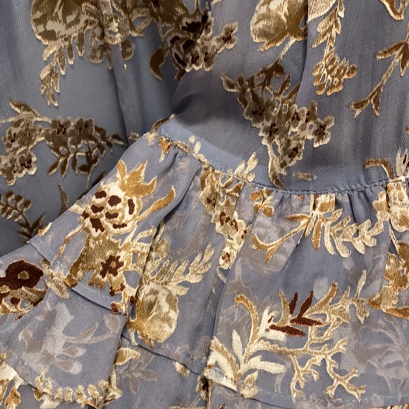 Alice + Olivia light blue floral dress (S/P) - Picture 4 of 5